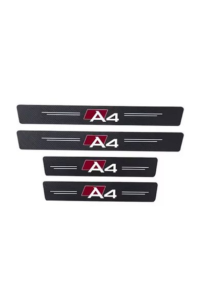 MAF Set 4 bucăți pentru Audi A4 - Carbon Fiber Door Sill Protector
