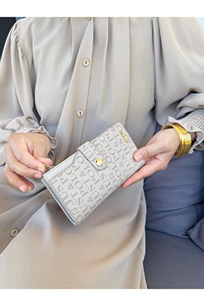 Just Polo Women's Stone Multi-Eye Wallet with Coin and Card Compartments