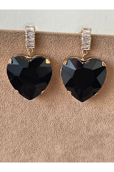 Rupen Kraft Shiny Zircon Stone Large Size Design Evening Dress Earrings