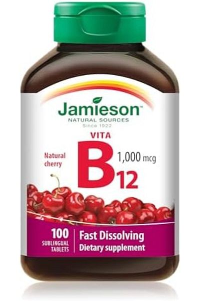 Jamieson Vita B12 1000mcg Fast Dissolving 100 Tablets