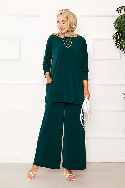 EBRUTESETTÜR Pocket Detailed Sandy Double Set