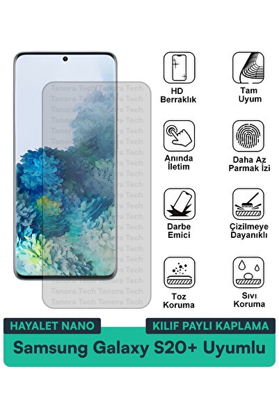 Milat Tech حافظة سامسونج جالاكسي S20+ هايت نانو متوافقة مع طبقة حماية الشاشة ...