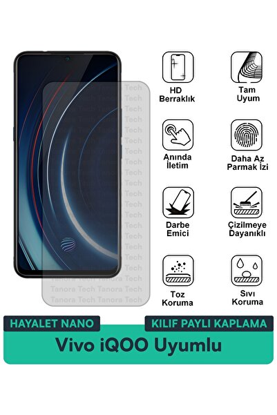 Milat Tech حافظة Vivo iQOO Ghost Nano متوافقة مع فيلم حماية الشاشة تحمي الشاشة