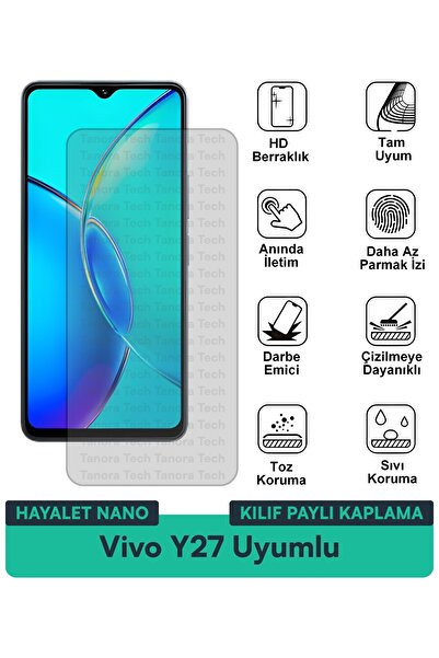 Milat Tech غطاء حماية نانو لهاتف فيفو Y27 متوافق مع فيلم حماية الشاشة مقاوم ل...