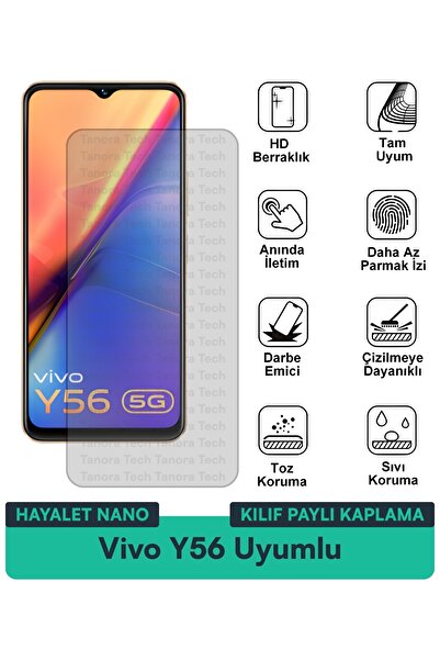 Milat Tech غطاء حماية نانو لهاتف فيفو Y56 متوافق مع فيلم حماية الشاشة مقاوم ل...