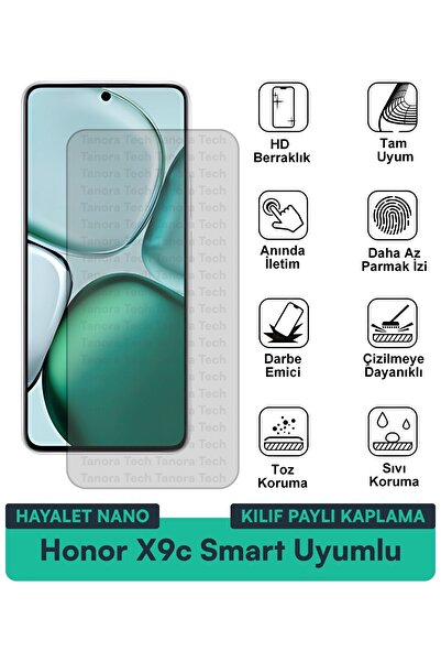 Milat Tech غطاء حماية ذكي لهاتف Honor X9c متوافق مع فيلم حماية الشاشة مقاوم ل...