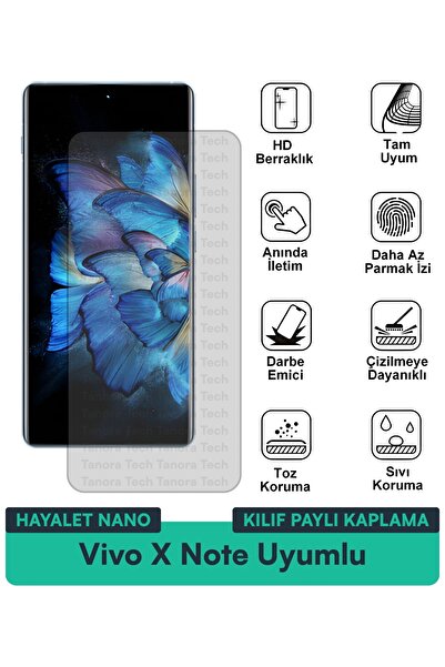 Milat Tech غطاء حماية نانو لهاتف فيفو إكس نوت متوافق مع فيلم حماية الشاشة مقا...