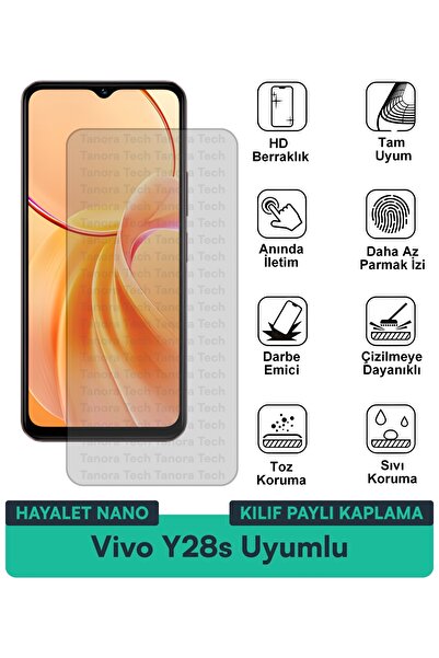 Milat Tech غطاء حماية نانو لهاتف فيفو Y28s متوافق مع فيلم حماية الشاشة مقاوم ...