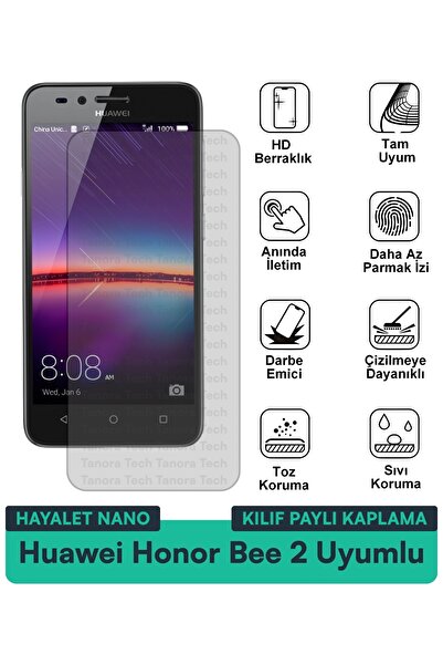 Milat Tech غطاء حماية نانو لهاتف هواوي هونور بي 2 متوافق مع فيلم حماية الشاشة...