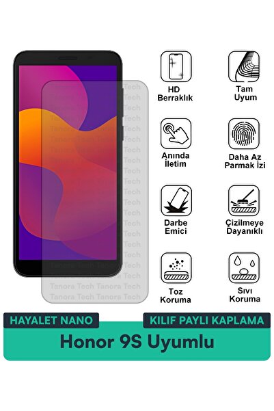 Milat Tech حافظة Honor 9S Hayalet Nano متوافقة مع طبقة حماية الشاشة ومقاومة ل...
