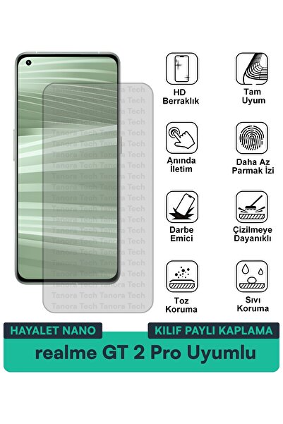 Milat Tech غطاء حماية نانو لهاتف ريلمي جي تي 2 برو متوافق مع فيلم حماية الشاش...