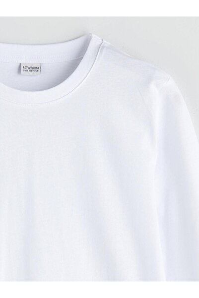 LC Waikiki Ανδρικό μπλουζάκι με μακρυμάνικο λαιμόκοψη Basic (W2)