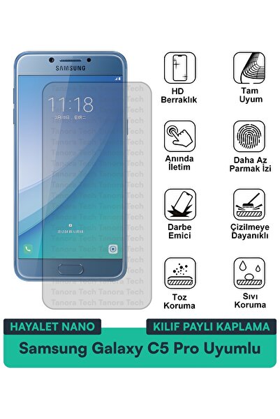 Milat Tech حافظة سامسونج جالاكسي C5 برو هايلايت نانو متوافقة مع طبقة حماية ال...