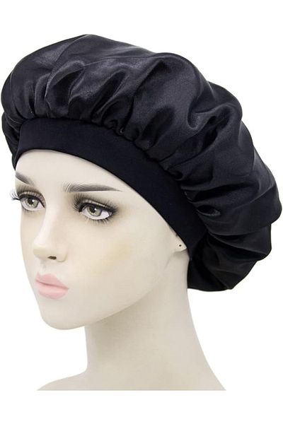 PHIL iJiGui Sleeping Hair Cap, Night Sleep Caps with Wide Elastic Band, Elastic Hair Cover for Hair Care