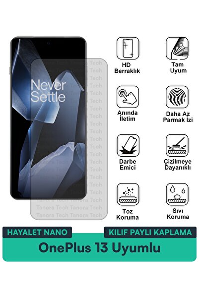 Milat Tech غطاء حماية نانو لهاتف ون بلس 13 متوافق مع فيلم حماية الشاشة مقاوم ...