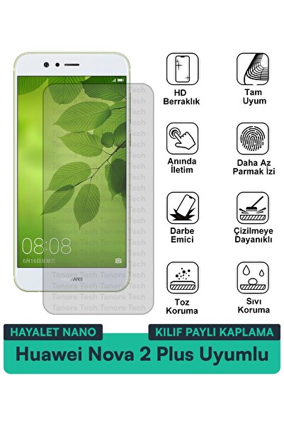 Milat Tech غطاء حماية نانو لهاتف هواوي نوفا 2 بلس متوافق مع فيلم حماية الشاشة...