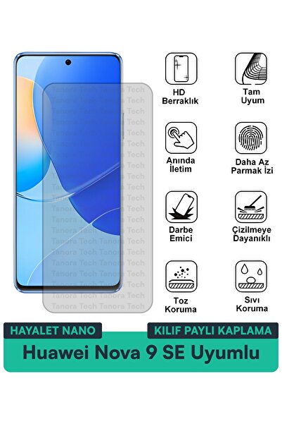 Milat Tech غطاء حماية نانو لهاتف هواوي نوفا 9 إس إي مع طبقة حماية للشاشة مقاو...
