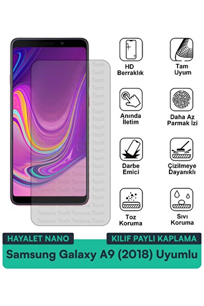 Milat Tech حافظة سامسونج جالاكسي A9 (2018) هايلايت نانو متوافقة مع طبقة حماية...