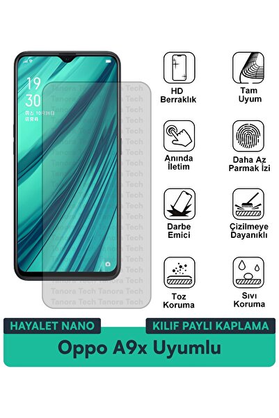 Milat Tech غطاء حماية نانو لهاتف أوبو A9x متوافق مع فيلم حماية الشاشة مقاوم ل...