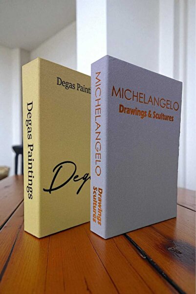 betton صندوق ديكور مكون من قطعتين مغطى بالقماش بمظهر الكتاب |   صندوق الهدايا...