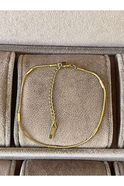 Rupen Kraft 316 l surgical steel golden model stainless tarnish steel anklet