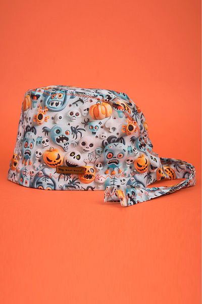 Best Bone Halloween Patterned Surgical Bonnet