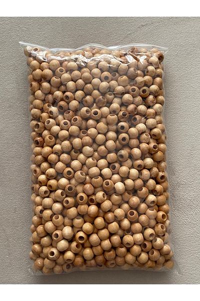 312 KONSEPT 200 Pieces of 10 mm Wooden Beads (100 Grams)