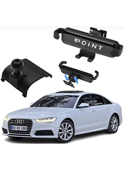 Point Audi A6 Araca Özel Cep Telefon Tutacağı Robotik Oynar Başlıklı 2012 - 2...