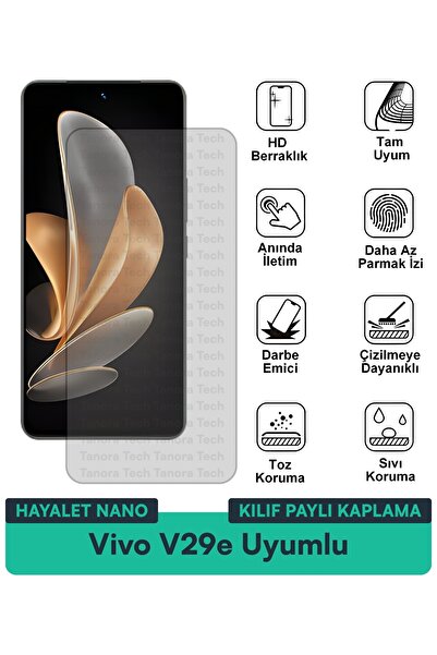 Milat Tech غطاء حماية نانو لهاتف فيفو V29e متوافق مع فيلم حماية الشاشة مقاوم ...