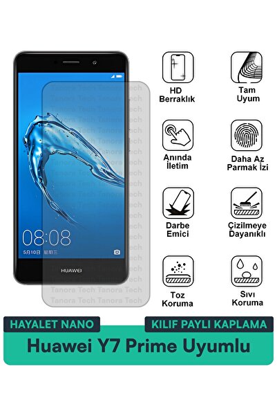 Milat Tech حافظة هواوي Y7 برايم جوست نانو متوافقة مع طبقة حماية الشاشة مقاومة...