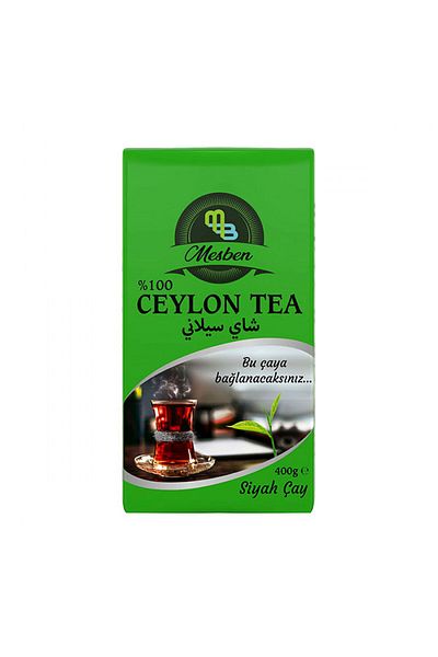 mesben 100% Ceylon Tea Tea 400 Grams of Special Ingredient Black Imported Tea