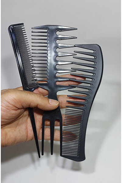 Alsun Επαγγελματικό κομμωτήριο 123 χτένα κρεπέ 3 τεμαχίων σετ μαλλιών