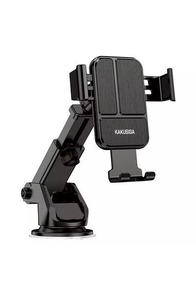 REDz Accessories Car Dashboard Holder, KSC-715B, Suction Cup Mount, Flexible Arm, Black