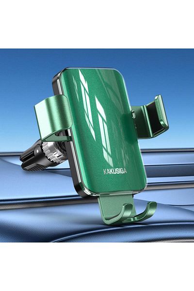REDz Accessories Suport auto KSC-1496, Grilă de ventilație, Cleme laterale, Rotație 360°, Verde