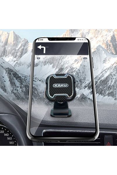 REDz Accessories Magnetic Car Holder, KSC-425B, Dashboard Adhesive, Rotating, Black
