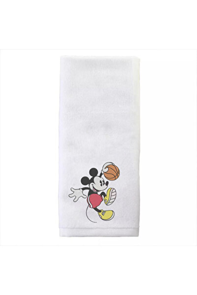 Ursa منشفة رياضية مطرزة بتصميم ميكي ماوس للاعب كرة السلة مقاس 50x90