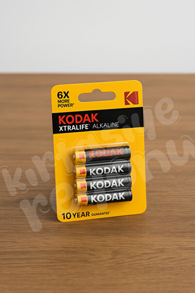Venino Kodak Alkalin 6 Kat Güçlü AAA ince Kalem Pil 4'lü