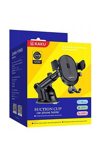 REDz Accessories Car Dashboard Holder, KSC-468, Suction Cup Mount, Flexible Arm, Black