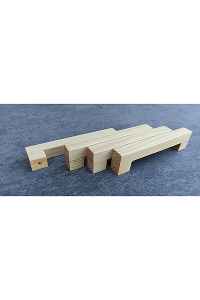 Wholewood Дръжка за шкаф Myra от дърво, 96 мм, цвят дърво