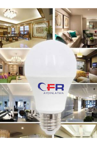 CFR LED AYDINLATMA 12W Tasarruflu Beyaz Renk Led Ampul-1-2-4-6-10-20-30-50-100 Adettir