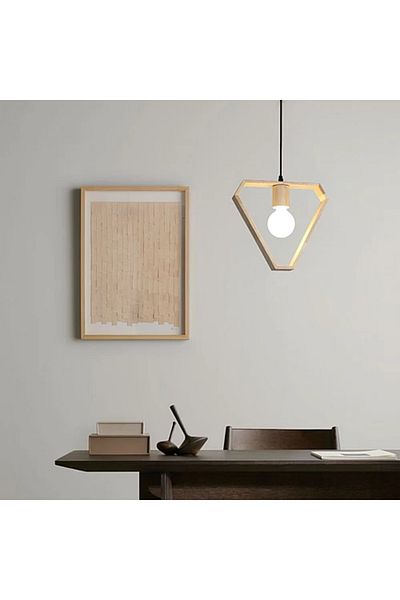 Hummer Wooden Single Pendant Light E27*1L