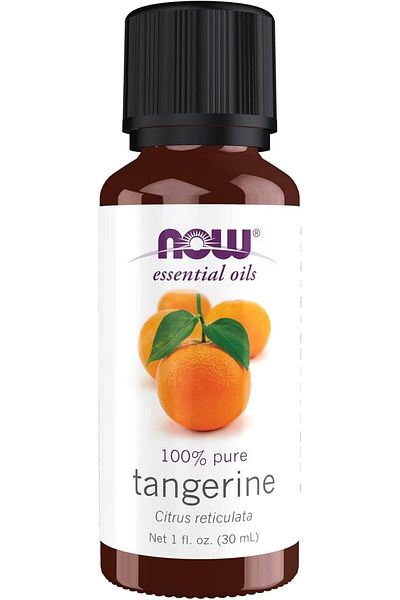 Now Foods NOW Essential Oils, Tangerine Oil, Cheerful Aromatherapy Scent, Cold Pressed, 100% Pure, Vegan, Chil