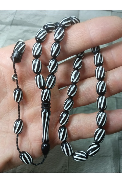 Tasarım Carved Craftsmanship Tightening Amber Prayer Beads Thank You Father