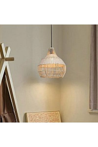 Hummer Rural Pendant Light - Single Straw Design E27