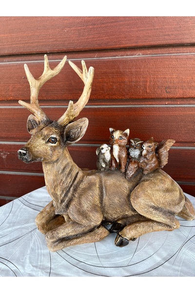 Ariestasarım YAVRULU GEYİK BİBLO