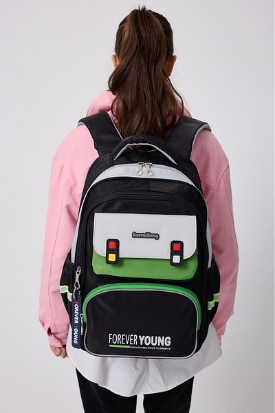 H&D COLLECTİON Unisex Full Orthopedic Supported and Rainproof Middle School/Primary School Bag 2210