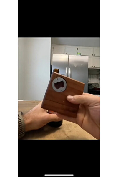 BİGWOODWORKERS Wooden Soda Cap Opener