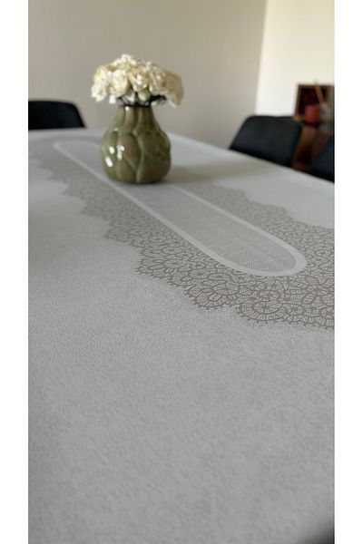 homease Toledo Jacquard Waterproof Worry-Free Tablecloth – Panel Patterned