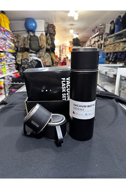 North TERMOS VACUUM ÇELİK 3 BARDAKLI 500 ML