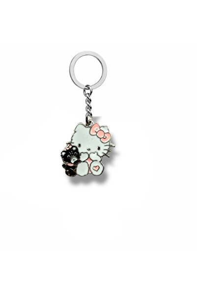 Herşey Nota Μπρελόκ με φιγούρα Hello Kitty με αρκουδάκι – Γλυκό και αξιολάτρε...